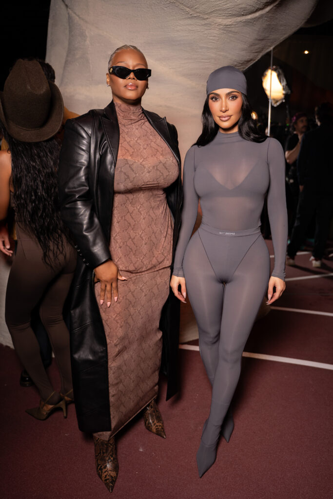 claire’s life: kim kardashian, khloe kardashian, kris jenner, serena williams, latto, teyana taylor, and more attend nike x skims launch party in new york