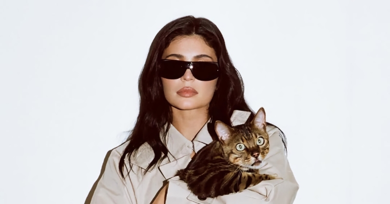 kylie jenner serves mystery in khy x hydra’s capsule