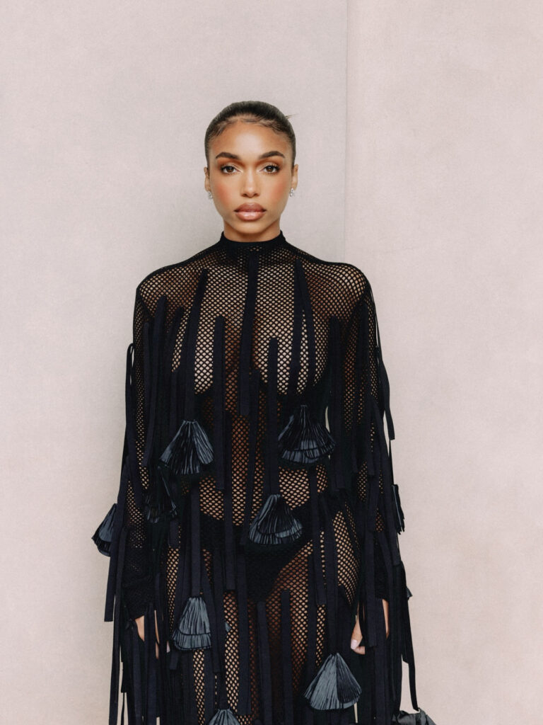 fringe & star power: inside the ferragamo spring 2026 show in milan with lori harvey and solange knowles