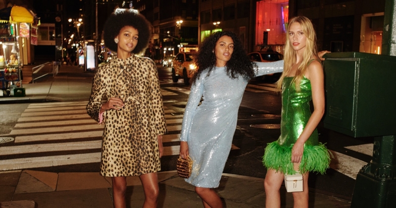 saks fifth avenue makes holiday dressing look effortless