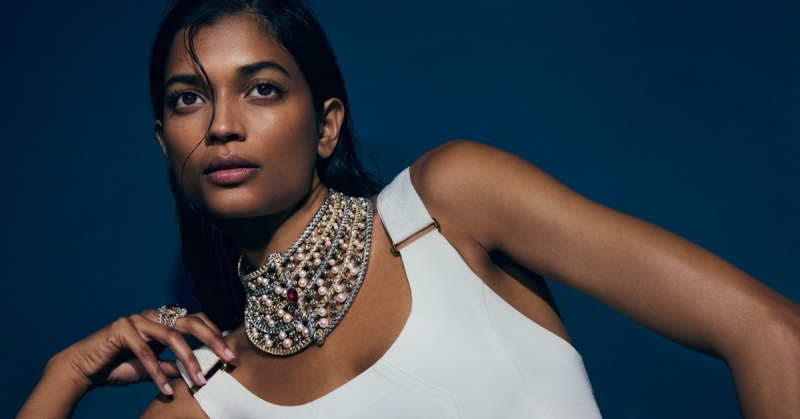 shawna blackburn dazzles in louis vuitton for hunger magazine