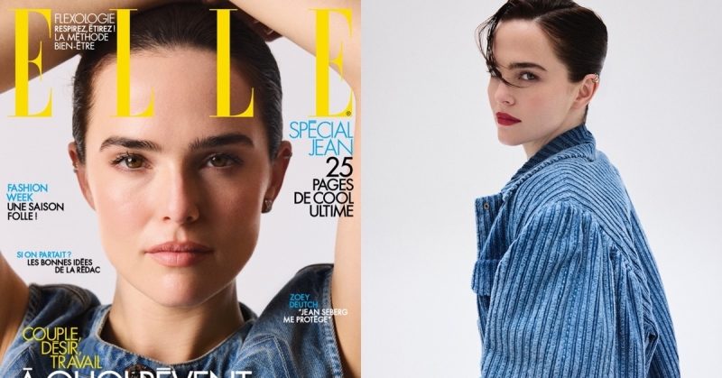 zoey deutch is a fashion plate for elle france