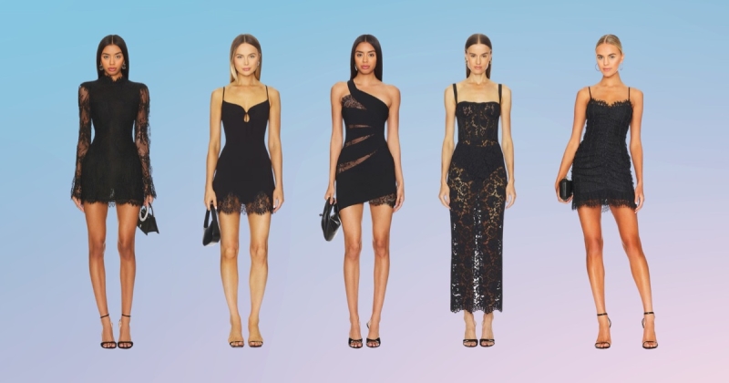 5 black lace dresses that’ll break hearts