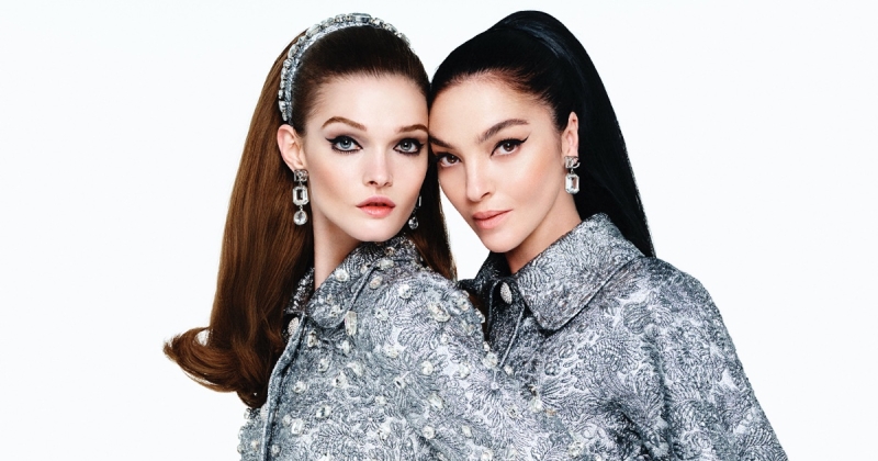 dolce & gabbana’s holiday campaign is a silver dream