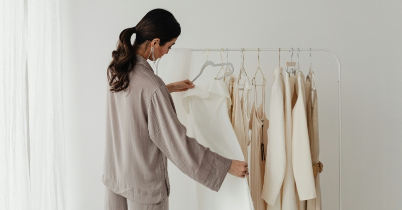 what it takes to move a wardrobe with delicate fabrics & statement pieces