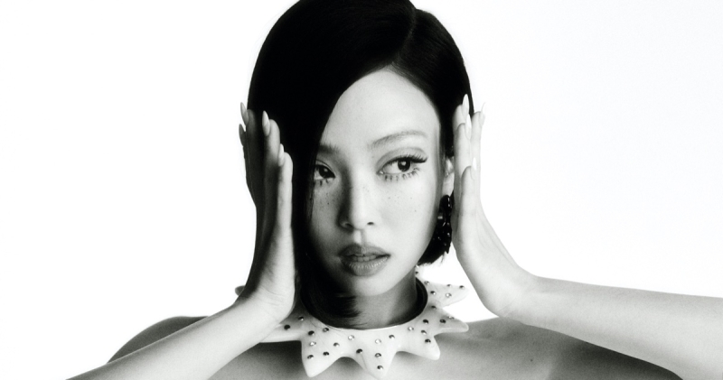 jennie is retro glam for v magazine